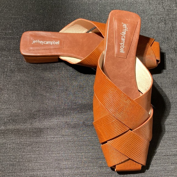 Jeffrey Campbell Woven Huarache Slide Mule - Picture 3 of 6